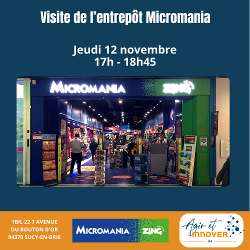 Visite de l'entrepôt Micromania